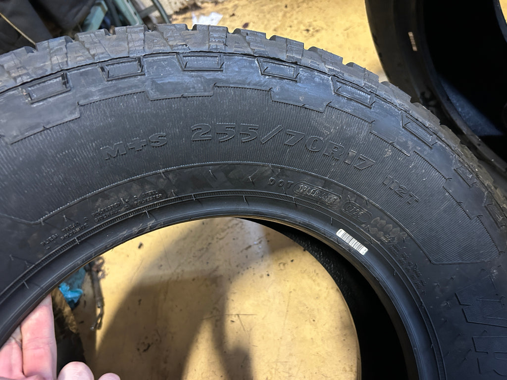 2 GOODYEAR WRANGLER TERRITORY AT BSW P 255 70 17 112T  ALL TERRAIN TIRE 734002640
