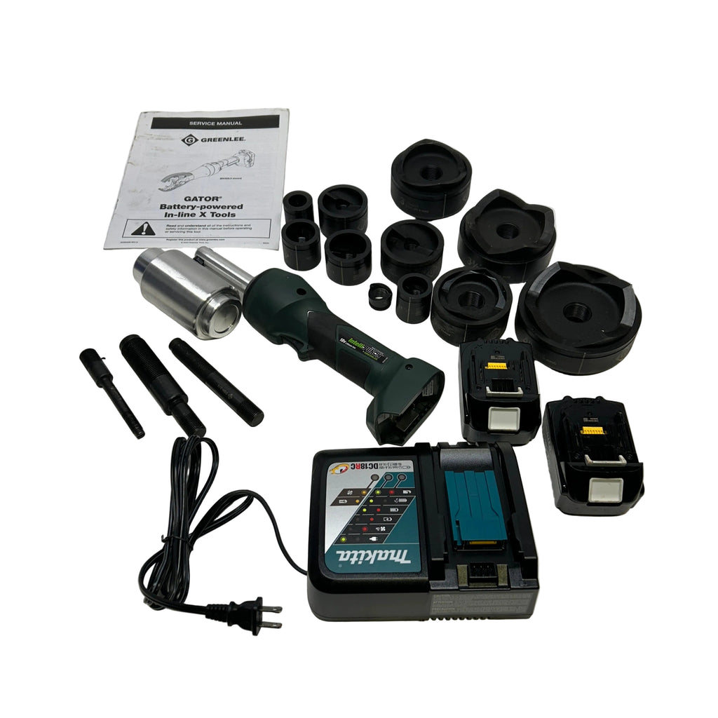 GREENLEE GATOR INTELLIPUNCH BATTERYHYDRAULIC KNOCKOUT DRIVER KIT  LS100X11SB4X