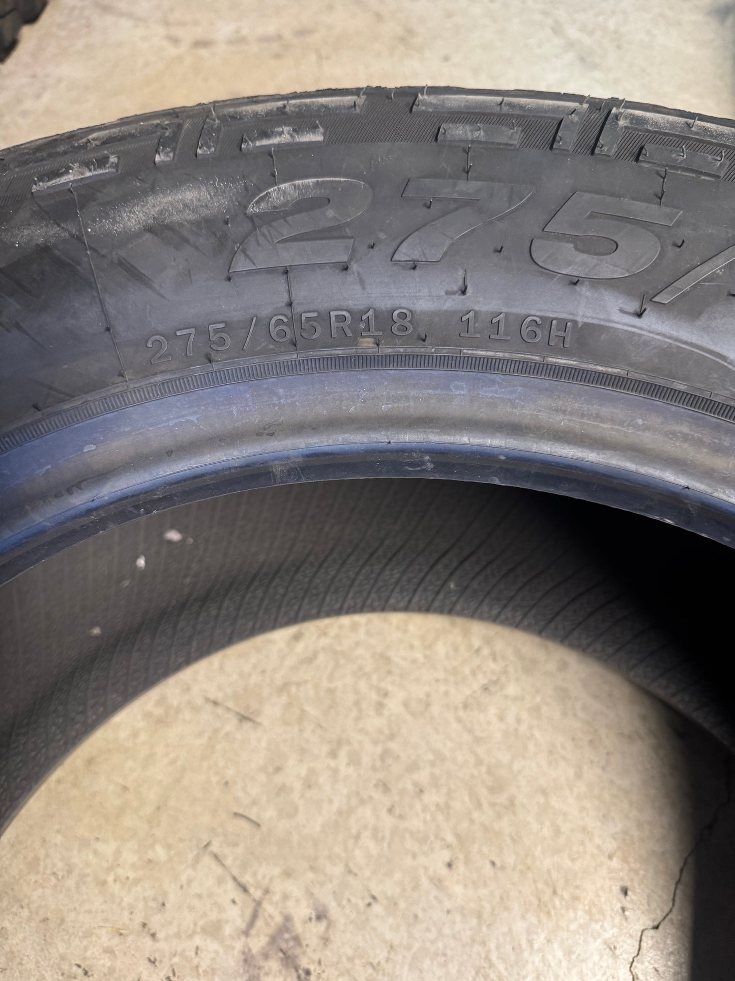 2 NOS ATLAS CROSSWIND A/T BSW P 275 65 18 116H ALL TERRAIN TIRE NA1374513
