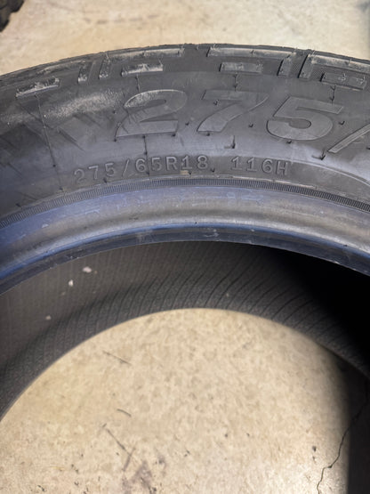 2 NOS ATLAS CROSSWIND A/T BSW P 275 65 18 116H ALL TERRAIN TIRE NA1374513