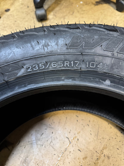 2 FALKEN WILDPEAK A/T AT3W BSW P 235 65 17 104H ALL TERRAIN TIRE 59000690