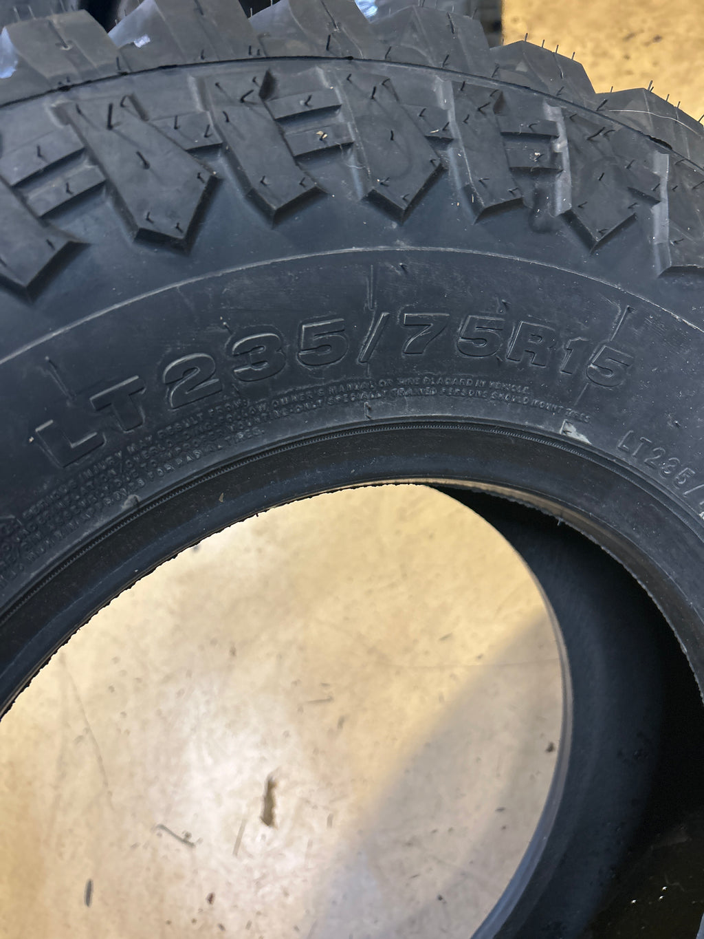 ROADONE CAVALRY M/T BSW LT 235 75 15 104Q 6PLY MUD TIRE RL1254