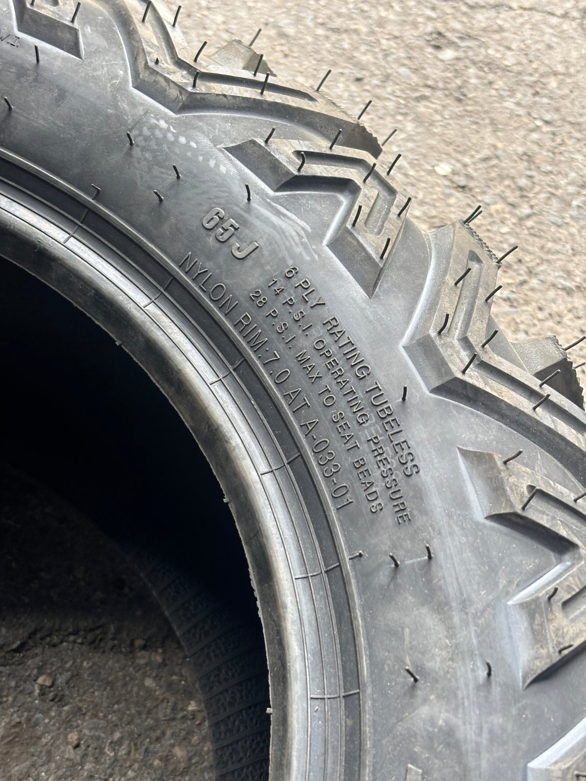 NOS SUNF POWER A033 BSW AT 26 9 14 65J 6PLY ATV TIRE 260914
