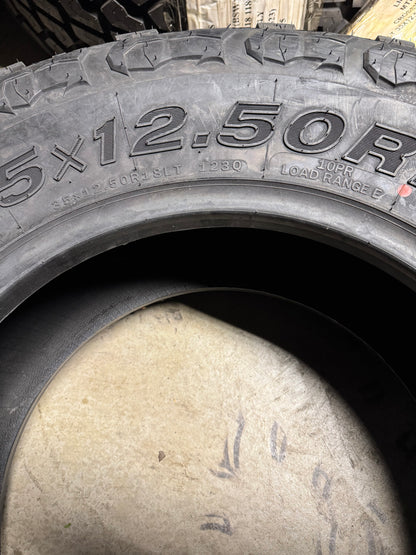 NOS LINGLONG CROSSWIND M/T BSW LT 35 12.5 18 123Q 10PLY MUD TERRAIN TIRE MTR2809LL