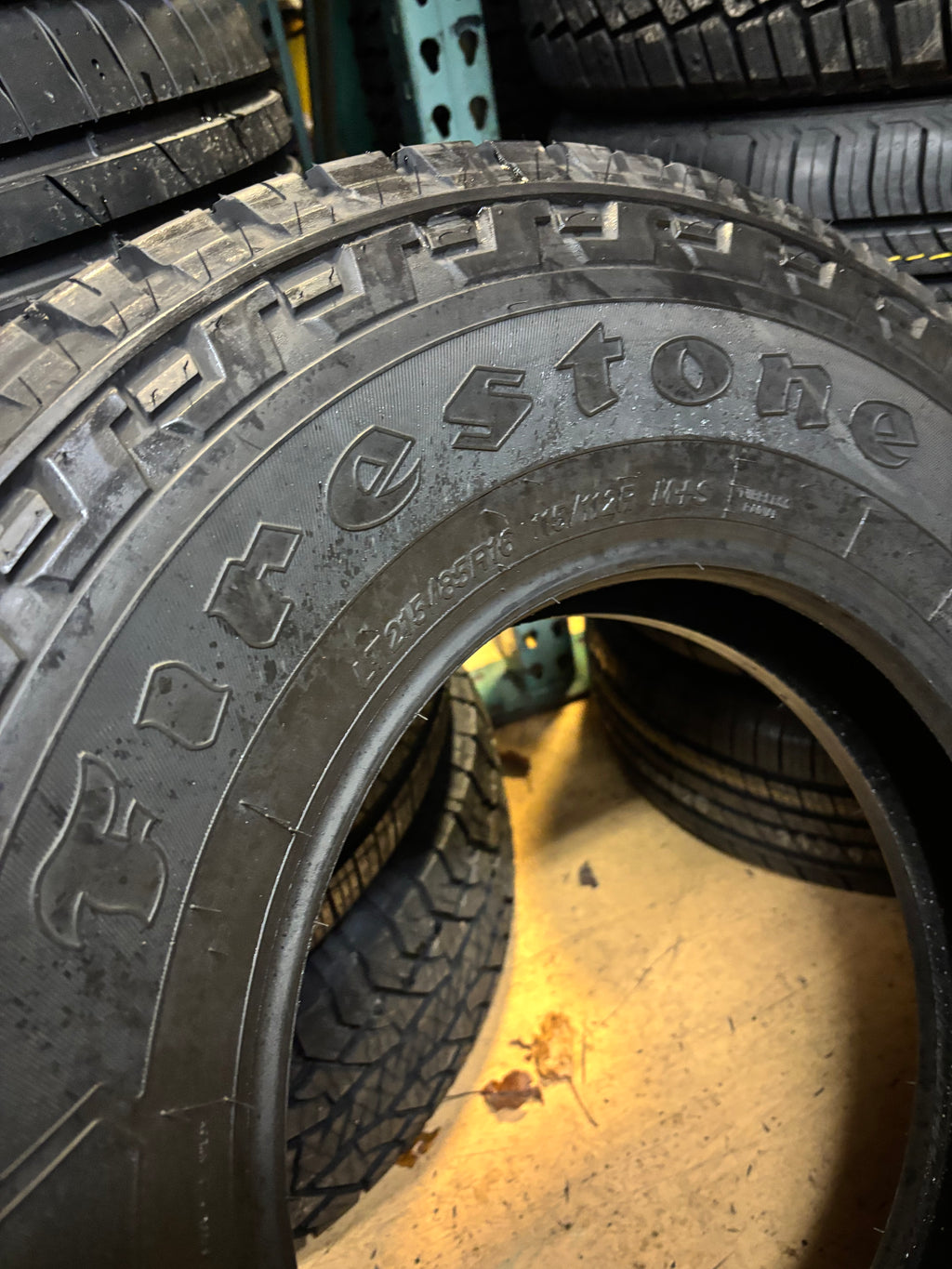 FIRESTONE TRANSFORCE AT2 BSW LT 215 85 16 115/112R LRE 10 PLY TERRAIN TIRE 000178