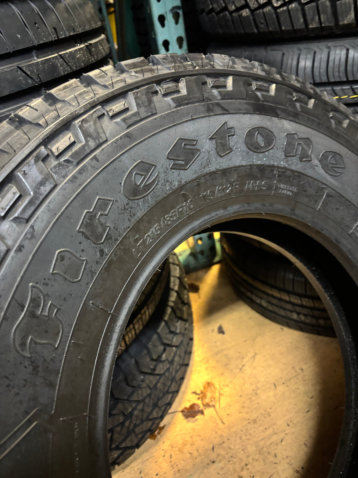 FIRESTONE TRANSFORCE AT2 BSW LT 215 85 16 115/112R LRE 10 PLY TERRAIN TIRE 000178