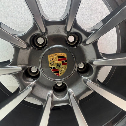 GENUINE PORSCHE 991 II C4 4S 4 S STAGGERED SET OF WHEELS R: 20X11 ET56 F: 20X8.5 ET49