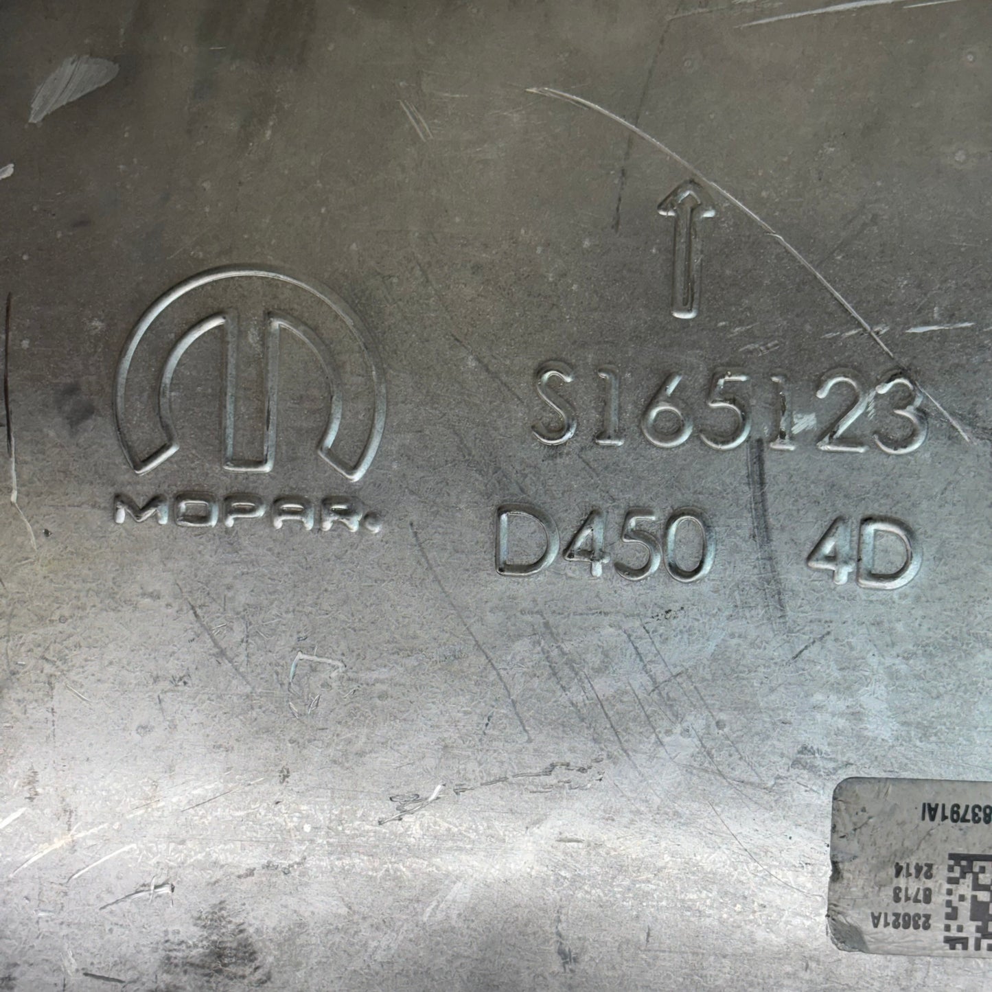 GENUINE MOPAR EXHAUST MUFFLER FOR JEEP WRANGLER 22-24 68483791AI