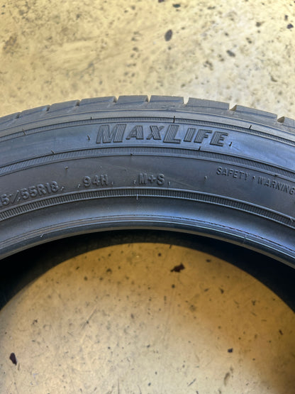 2 GOODYEAR ASSURANCE MAXLIFE BSW P 215 55 18 94H ALL SEASON TIRE 110939545