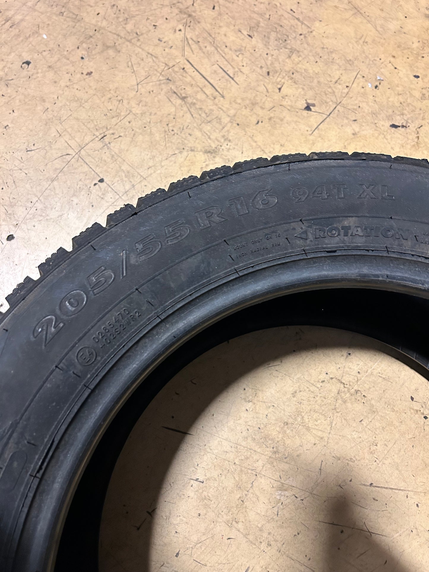 NOS NOKIAN NORDMAN 7 BSW P 205 55 16 94T XL WINTER TIRE T430039
