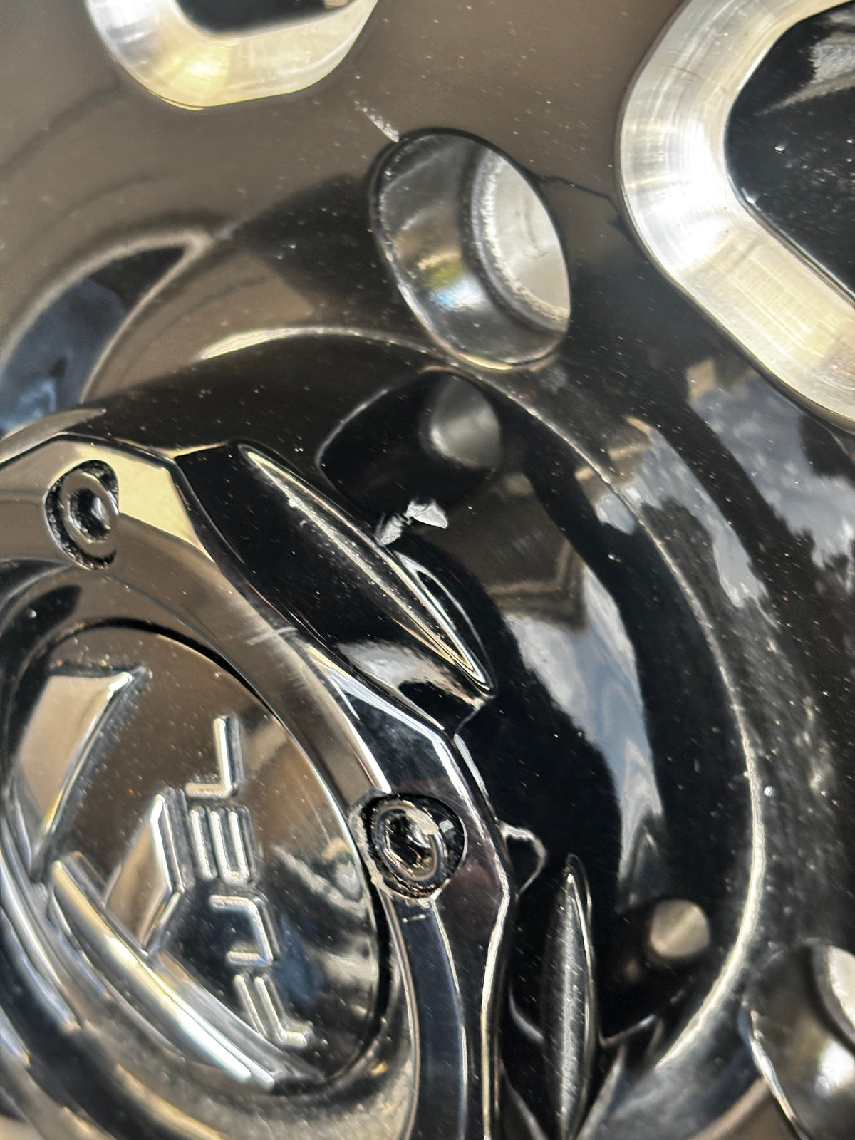 FUEL TRITON UTV 16X7 ET13 4X156 GLOSS BLACK MILLED D5811670A544