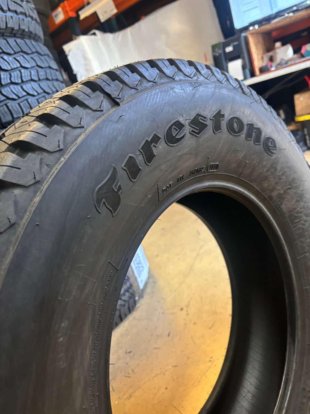 FIRESTONE TRANSFORCE AT BSW TPC SPEC LT 265 70 17 121/118Q LRE 10 PLY ALL TERRAIN TIRE 005495