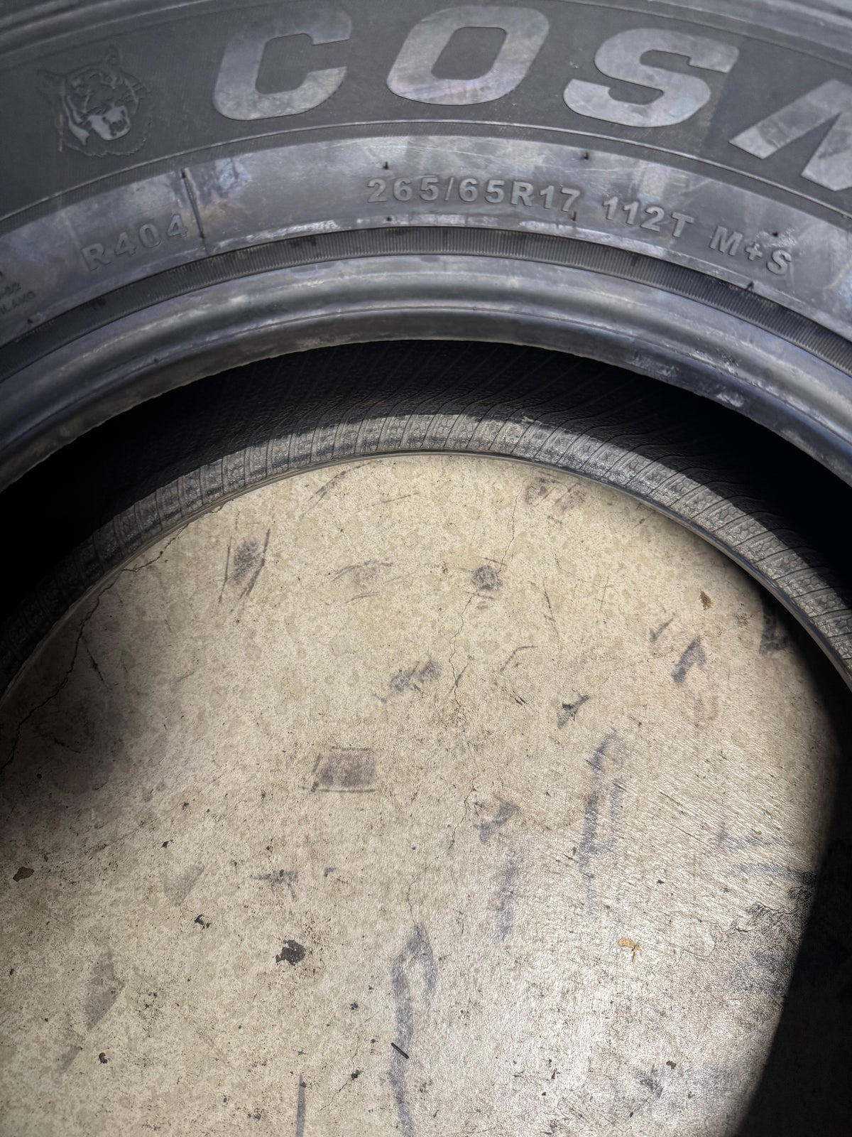 2 NOS COSMO EL TIGRE AT BSW P 265 65 17 112T ALL TERRAIN TIRE I0086338
