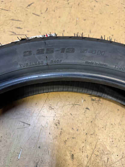 BRIDGESTONE BATTLAX BT46 BSW 3.25 19 54H FRONT MOTORCYCLE TIRE 11659