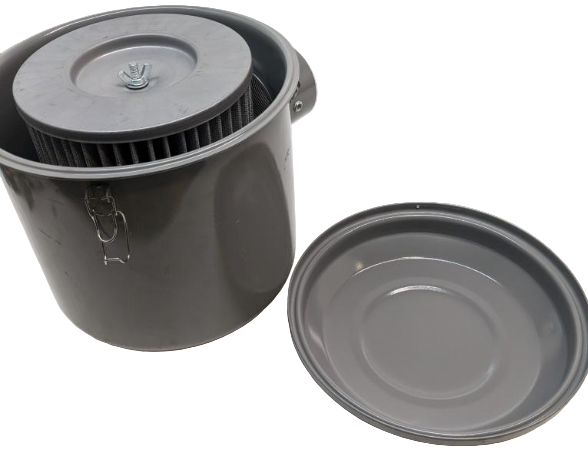 SOLBERG 3" SMALL COMPACT INLET VACUUM FILTER WITH POLYESTER ELEMENT CSL-239-300C