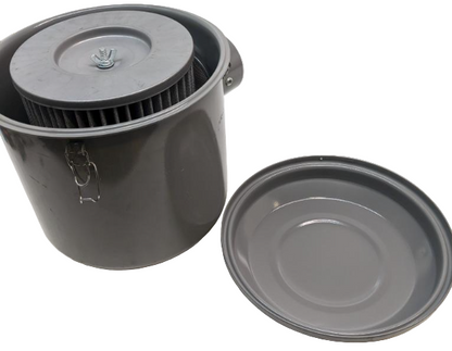 SOLBERG 3" SMALL COMPACT INLET VACUUM FILTER WITH POLYESTER ELEMENT CSL-239-300C