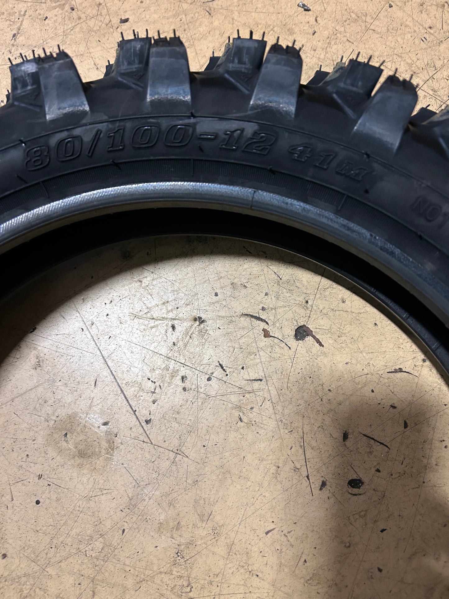 DUNLOP GEOMAX MX14 BSW 80 100 12 41M REAR DIRT BIKE TIRE 45259501