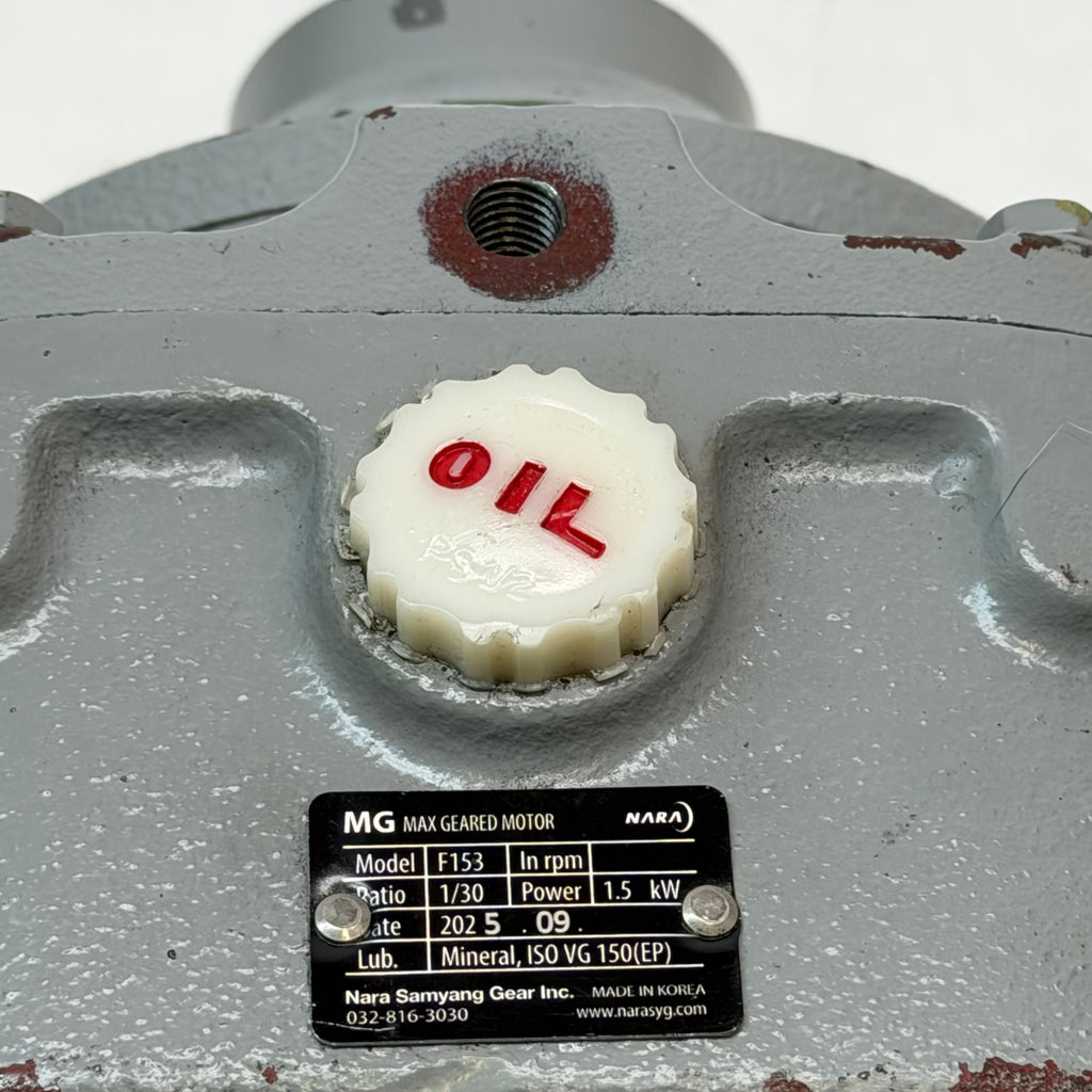 MG MAX GEARD MOTOR BARA F153 RATIO 1/30 1.5kW
