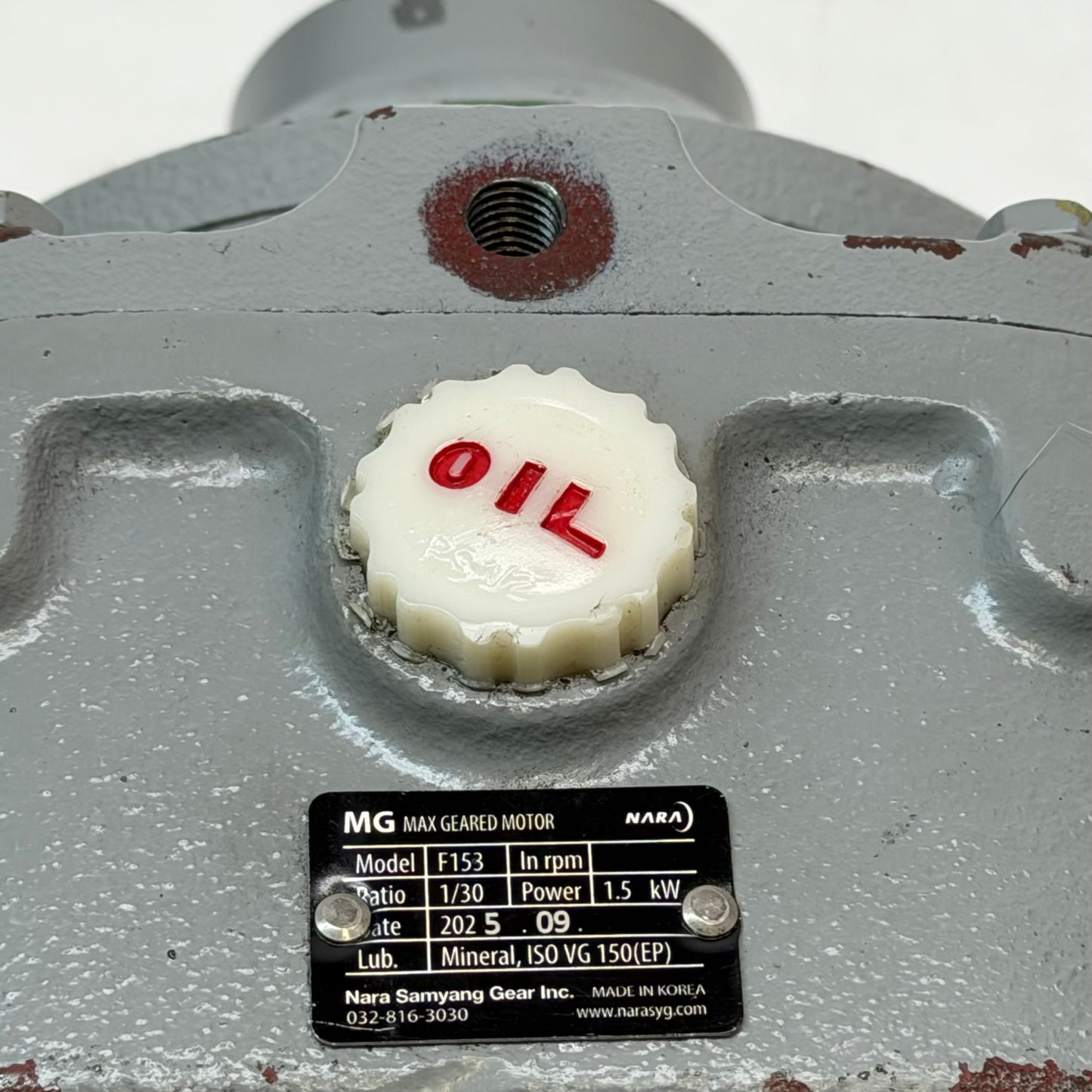 MG MAX GEARD MOTOR BARA F153 RATIO 1/30 1.5kW