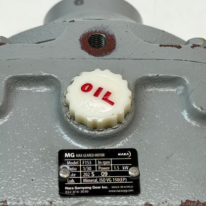 MG MAX GEARD MOTOR BARA F153 RATIO 1/30 1.5kW