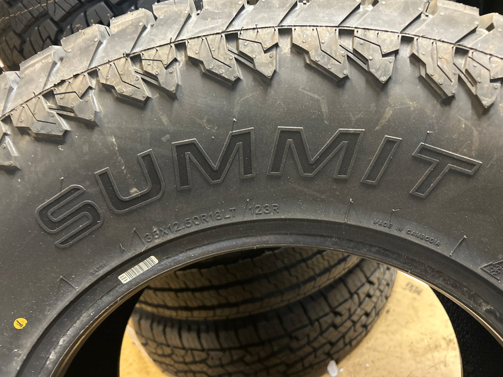 SUMMIT TRAIL CLIMBER AT02 BSW LT 35 12.5 18 123R 10PLY ALL TERRAIN TIRE 20918