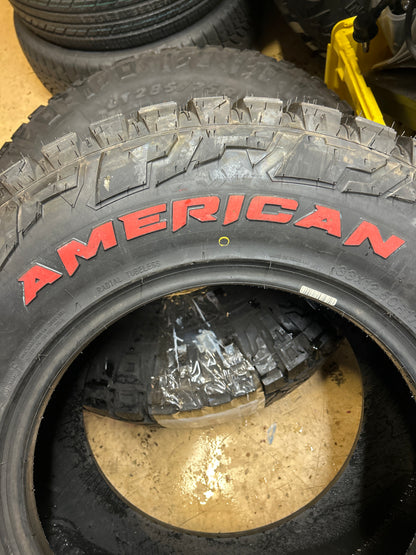 AMERICAN ROADSTAR R/T RRL LT 33 12.50 17 124Q RUGGED TERRAIN TIRE ARSR ...