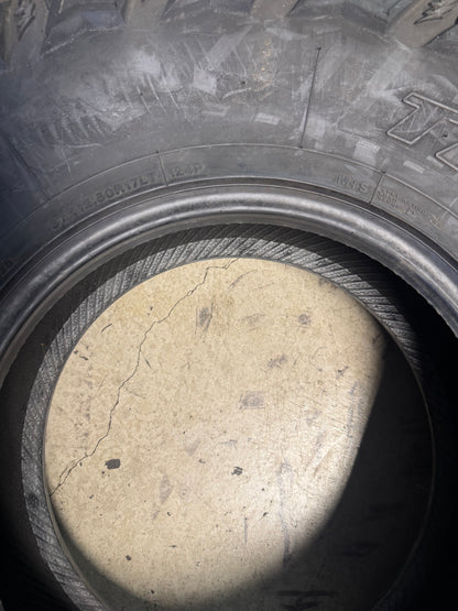 NOS THUNDERER TRAC GRIP M/T R408 BSW LT 37 12.5 17 124P 8PLY MUD TERRAIN TIRE TH2302