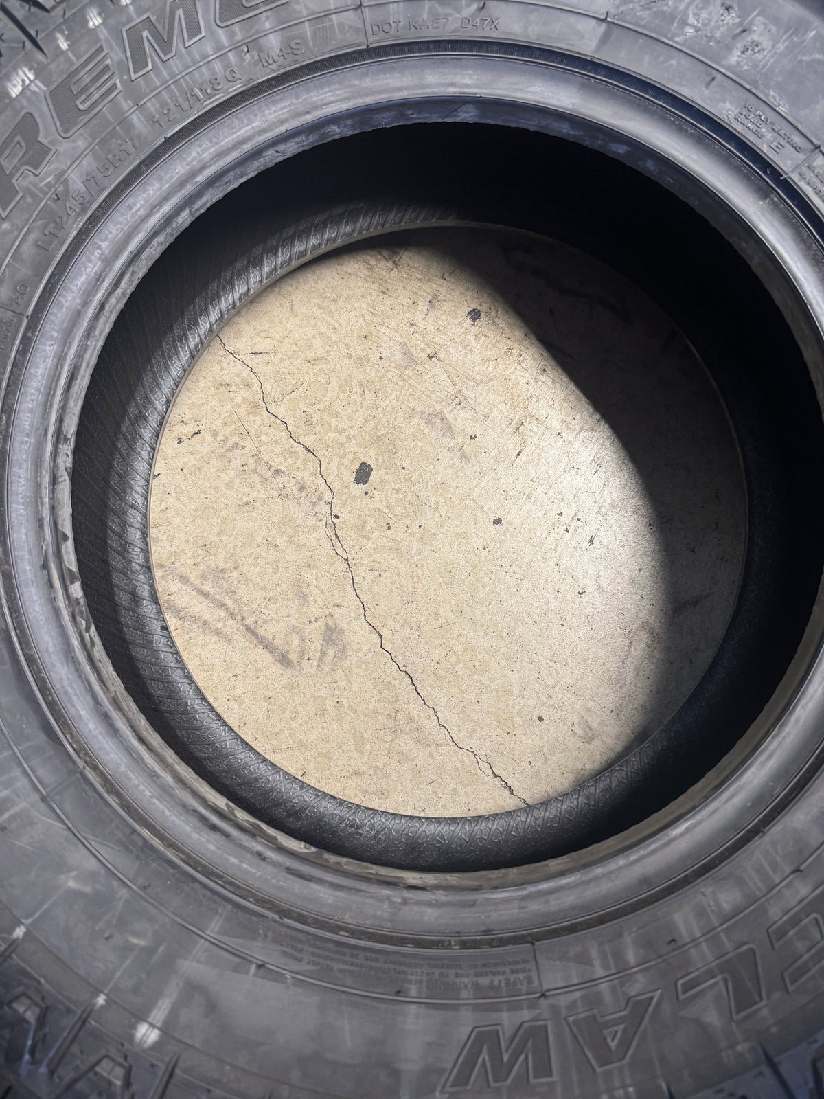 NOS MUD CLAW EXTREME MT BSW LT 245 75 17 121/118Q 10PLY MUD TERRAIN TIRE MCX19