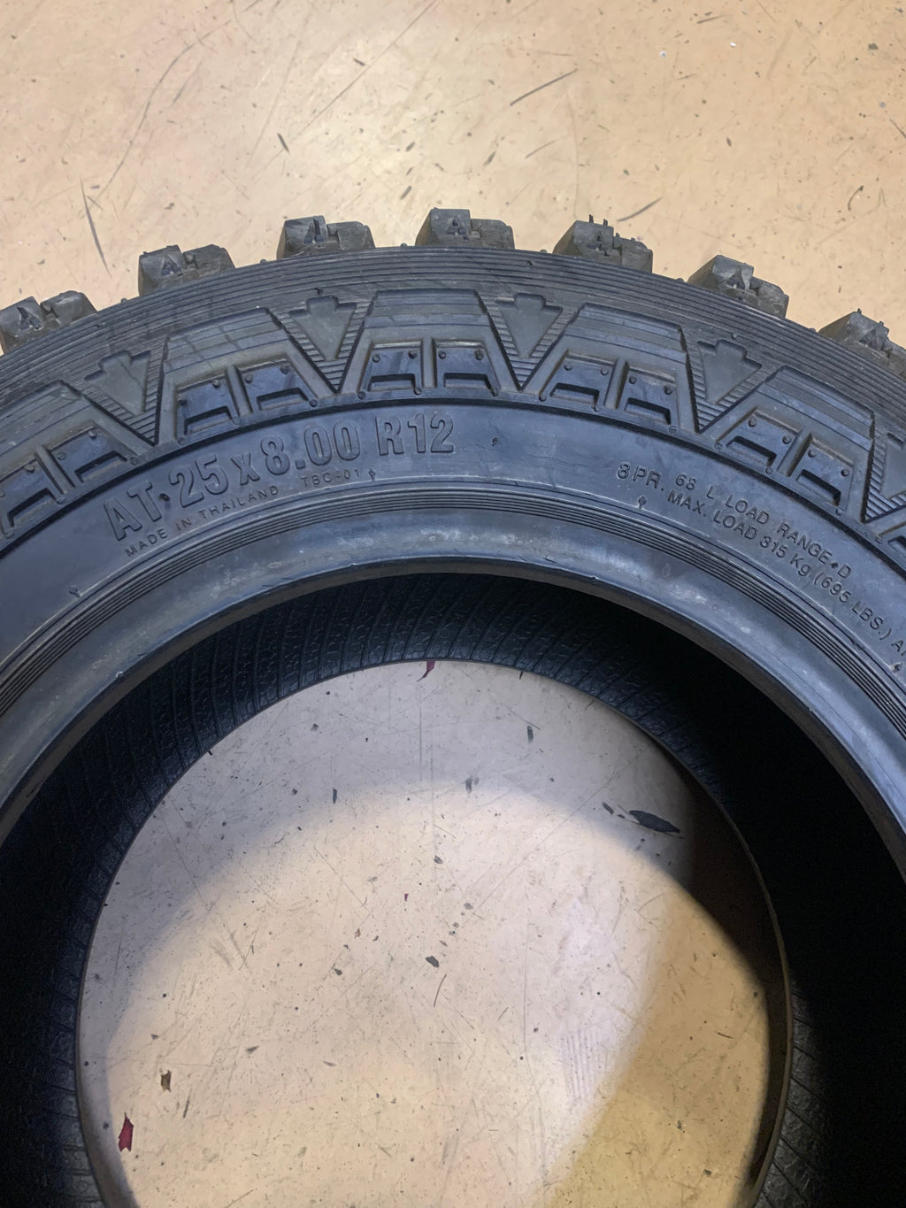 NOS POWER KING TERRA ROK A/T BSW AT 25 8 12 8PLY ATV/UTV TIRE TRA78