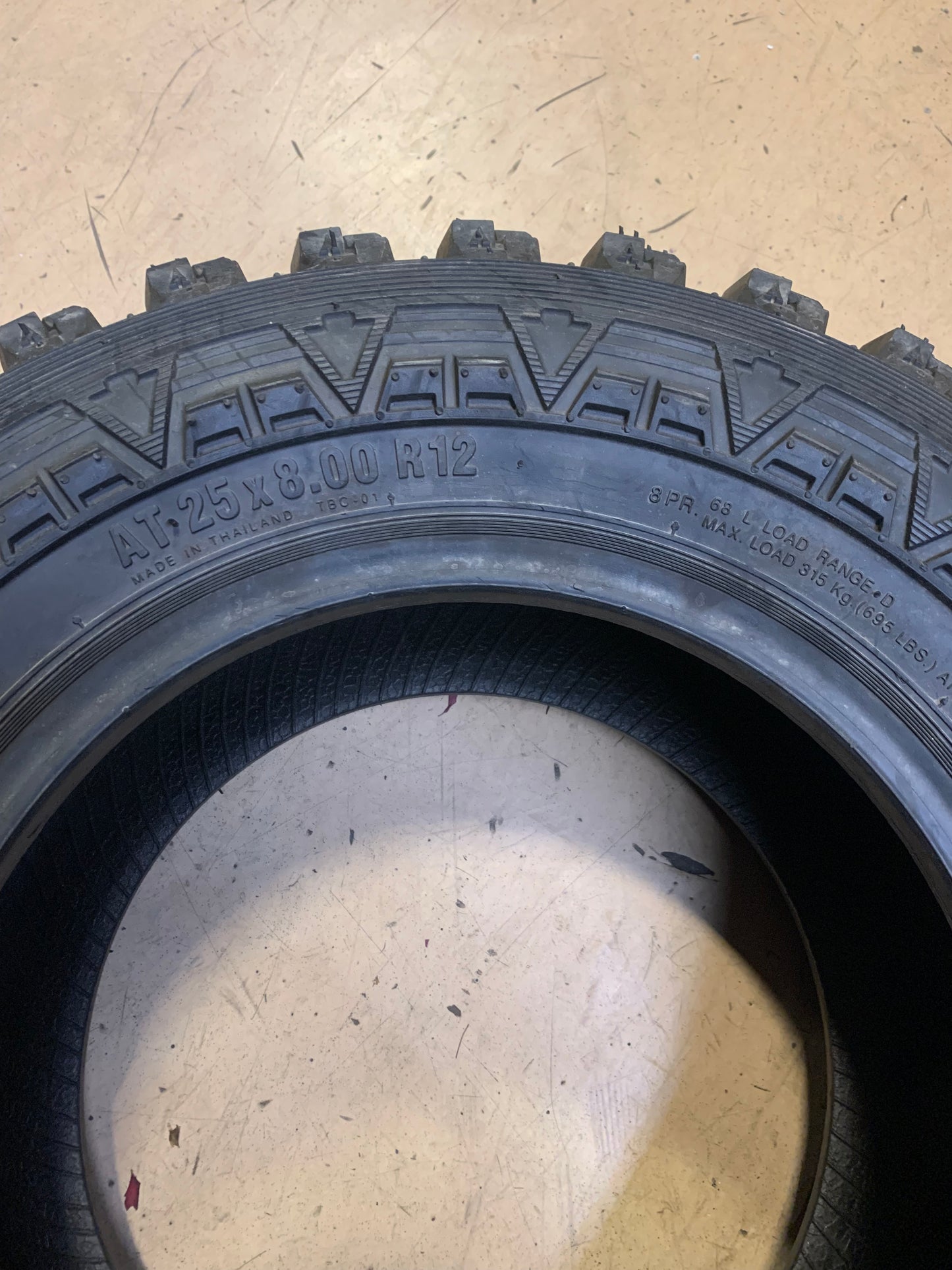 POWER KING TERRA ROK A/T BSW 25 8 12 8PLY LRD ALL TERRAIN TIRE TRA78