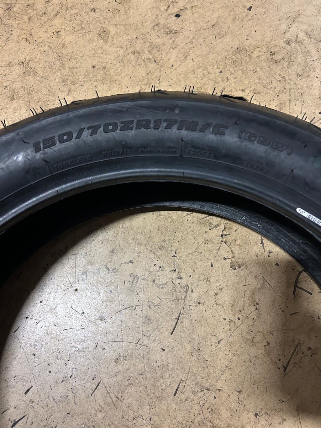 BRIDGESTONE BATTLAX T32 BSW 150 70 17 69W REAR MOTORCYCLE TIRE 12665