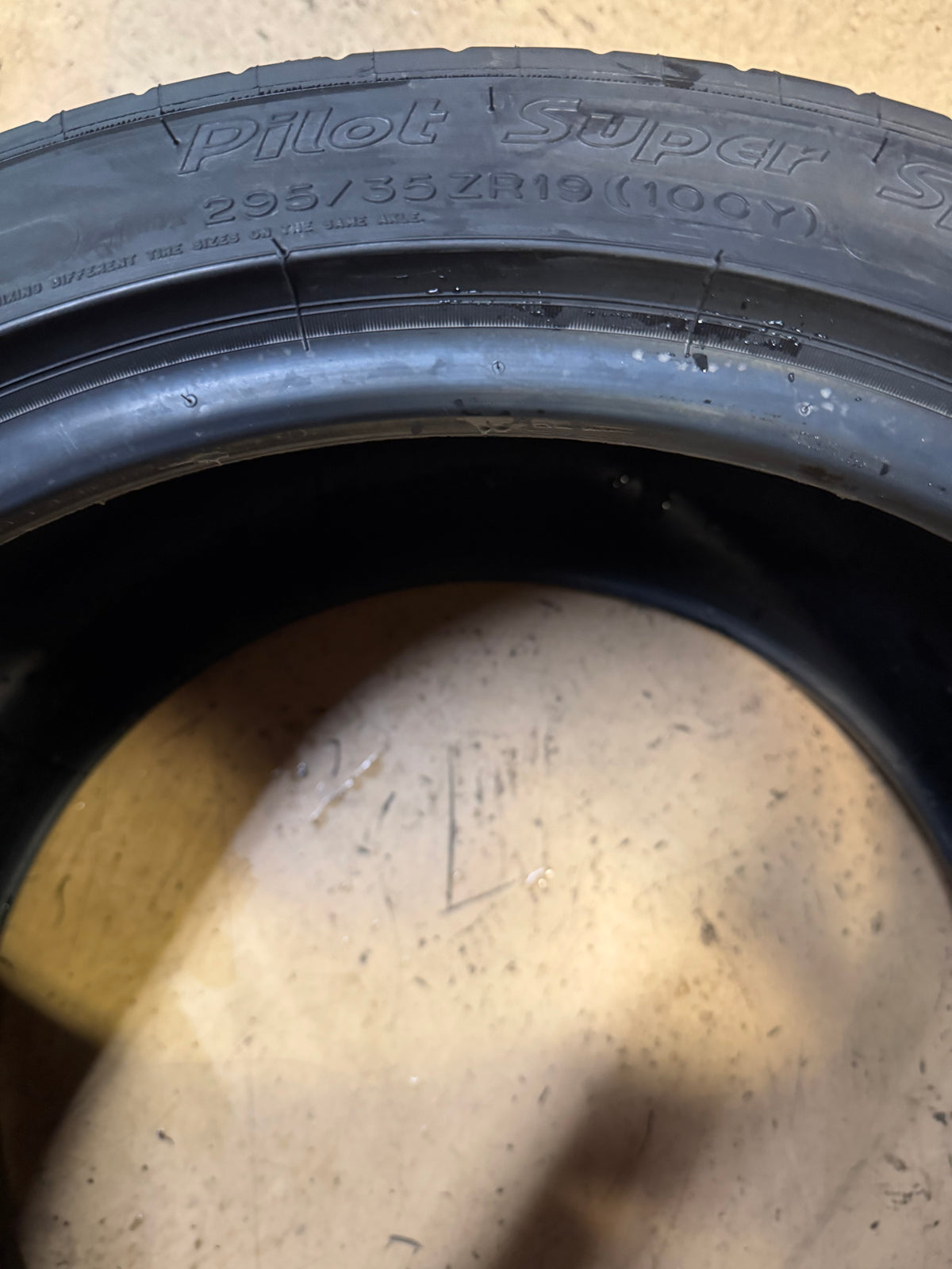 2 MICHELIN PILOT SUPER SPORT BSW P 295 35 19 100Y UHP SUMMER TIRE 08022