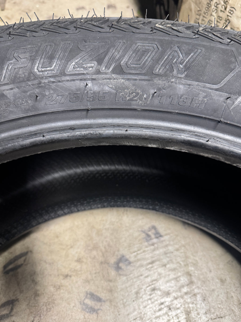 FUZION ALL TERRAIN BSW P 275 55 20 113H TIRE 012841