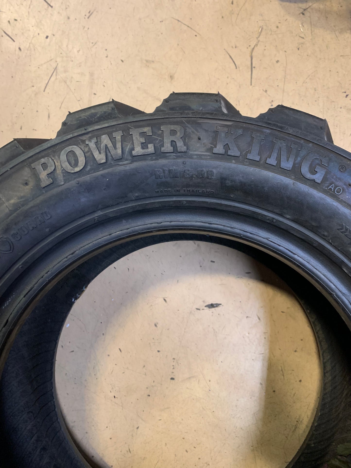 POWER KING RIM GUARD HD PLUS BSW  27 10.5 15 103B 8 PLY INDUSTRIAL TIRE RGD16