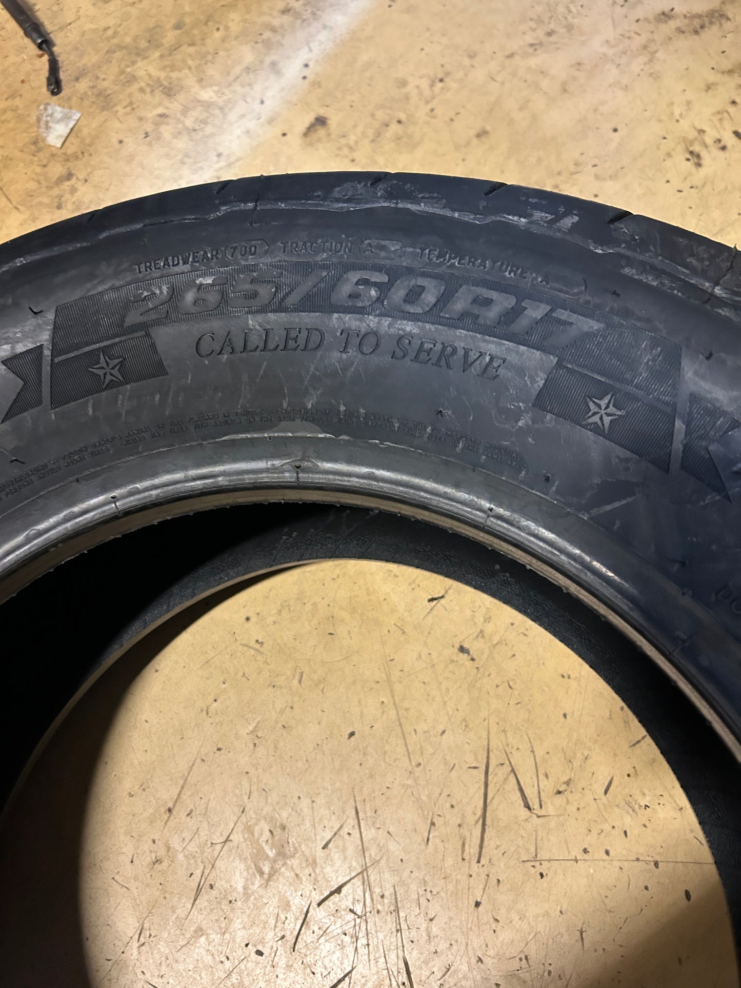 BFGOODRICH ELITE-FORCE T/A BSW P 265 60 17 112V XL ALL SEASON TIRE 30457