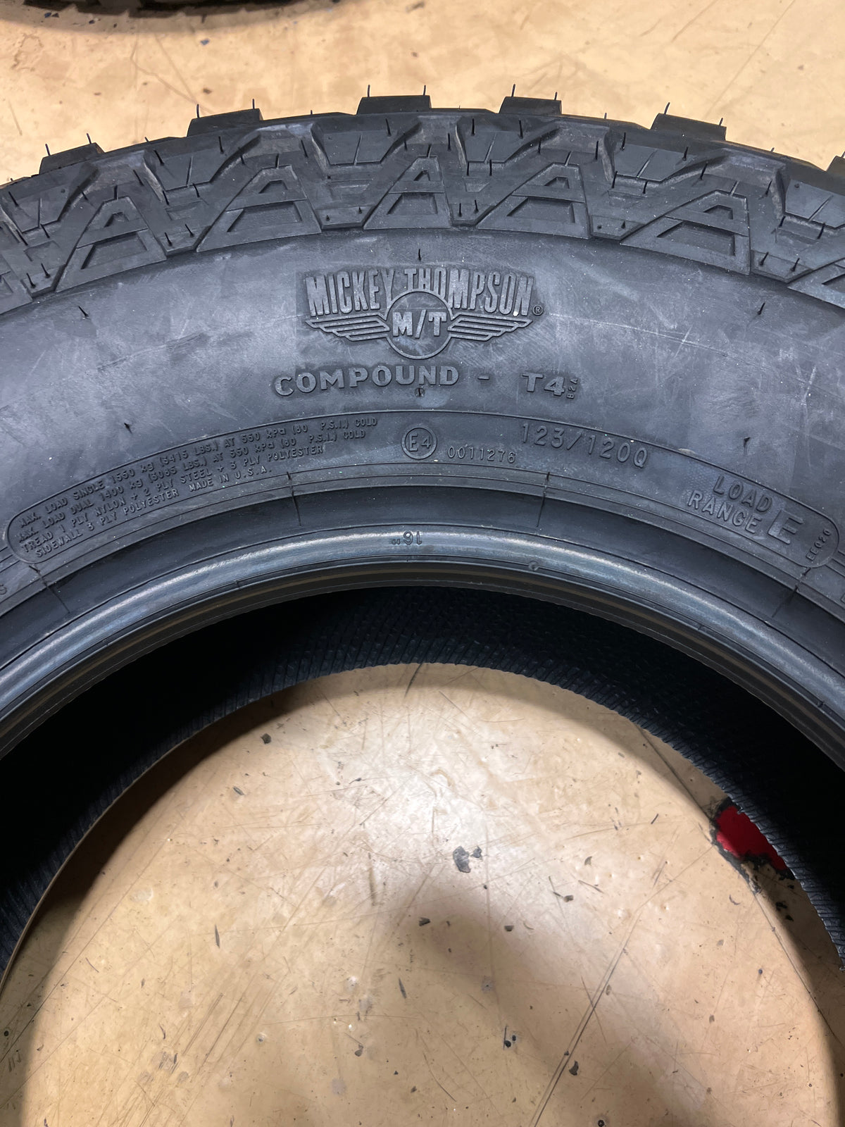 MICKEY THOMPSON BAJA ATZ P3 LT 265 75 16 123/120Q LRE ALL TERRAIN TIRE 90000001913