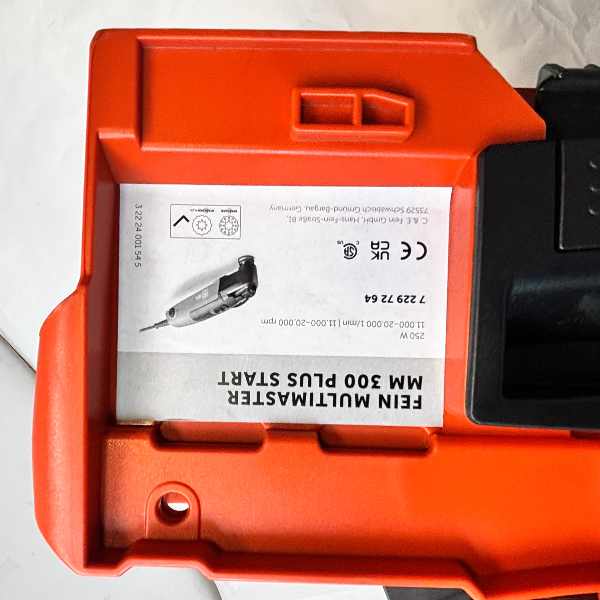 FEIN MULTIMASTER MM 300 PLUS START 7 229 72 64 09 0