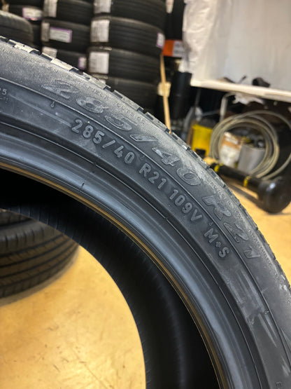 2 PIRELLI SCORPION VERDE AS (N0) PORSCHE P 285 40 21 109V XL TIRES 2603600