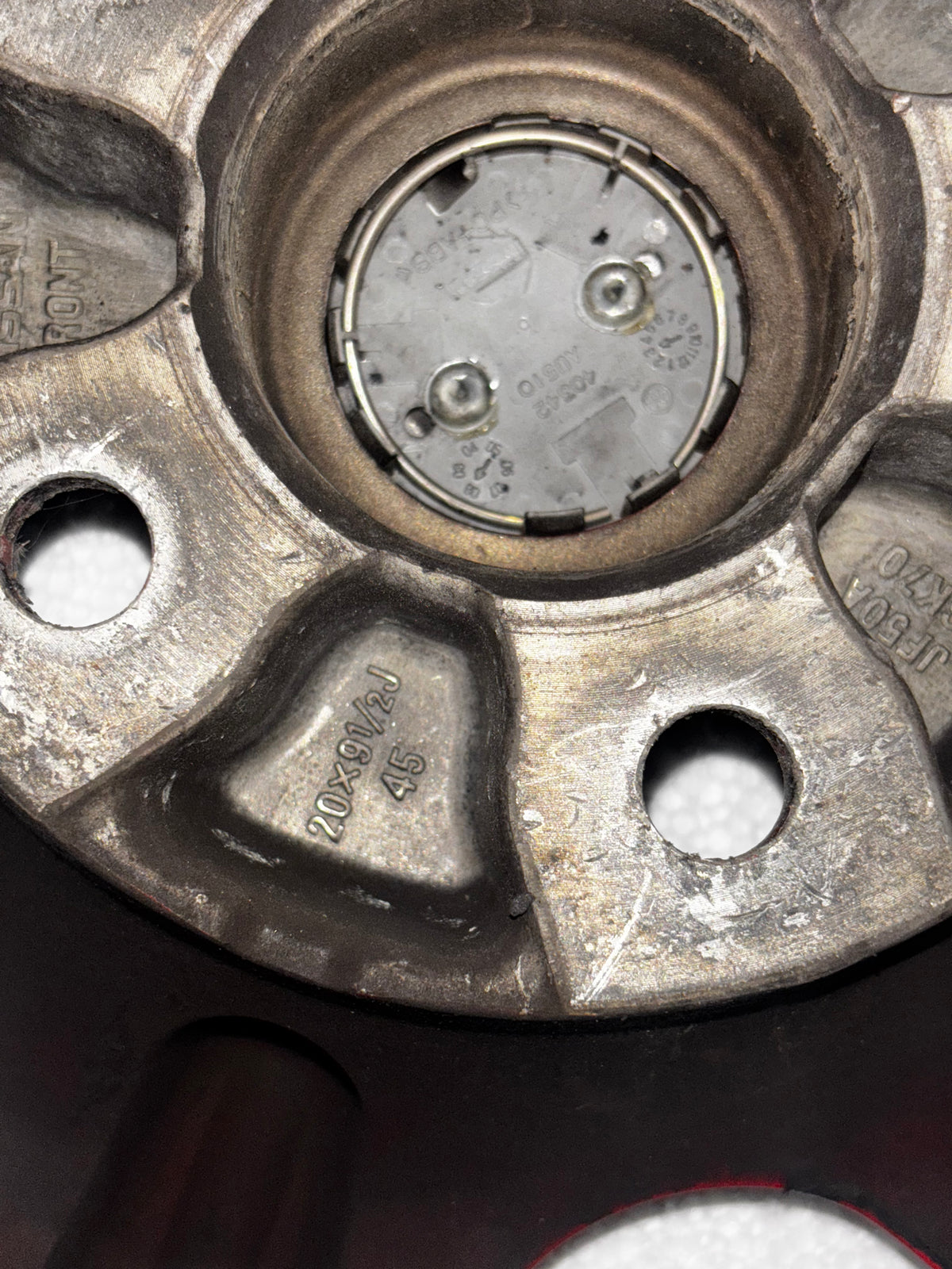 2 USED FRONT REPAINTED NISSAN GTR GT-R R35 20X9.5 ET45 5X4.5
