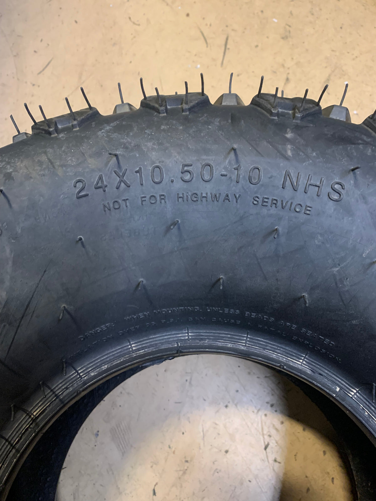 CARLISLE ALL TRAIL II  BSW AT 24 10.5 10 4PLY ATV/UTV TIRE 55A3N9