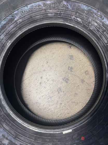 2 NOS FINALIST TERRENO A/T BSW LT 285 75 16 126/123R 10PLY ALL TERRAIN TIRE LLLT39