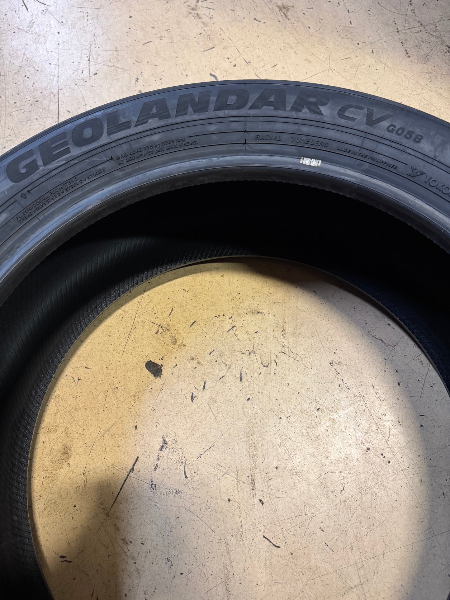 YOKOHAMA GEOLANDAR CV G058 BSW P 225 55 19 99V ALL SEASON TIRE 110105834