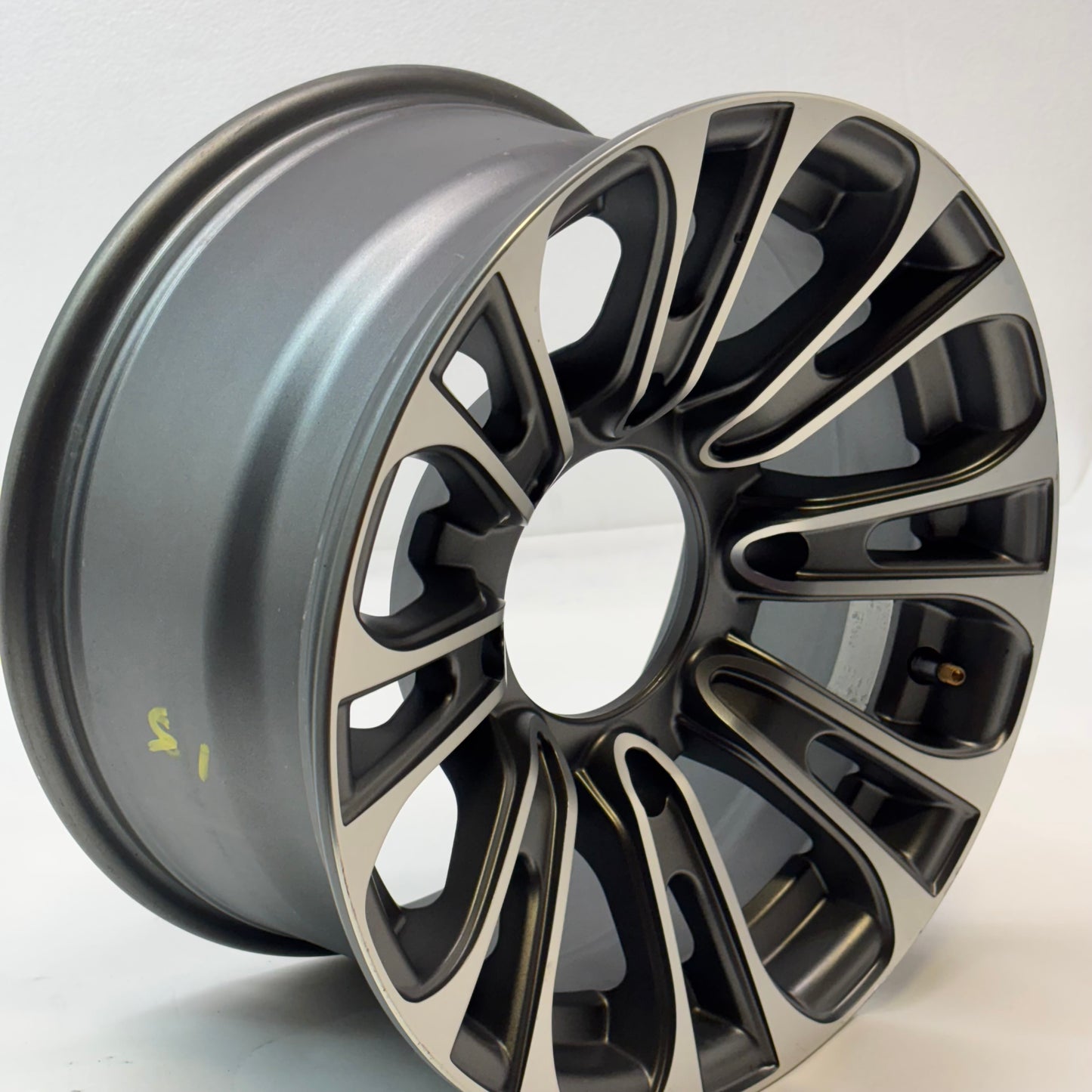 2 MASSFX QUAKE 14X7 4/156 ATV UTV RIMS GUN METAL GREY FINISH RZR GUNMETAL GRAY WHEELS
