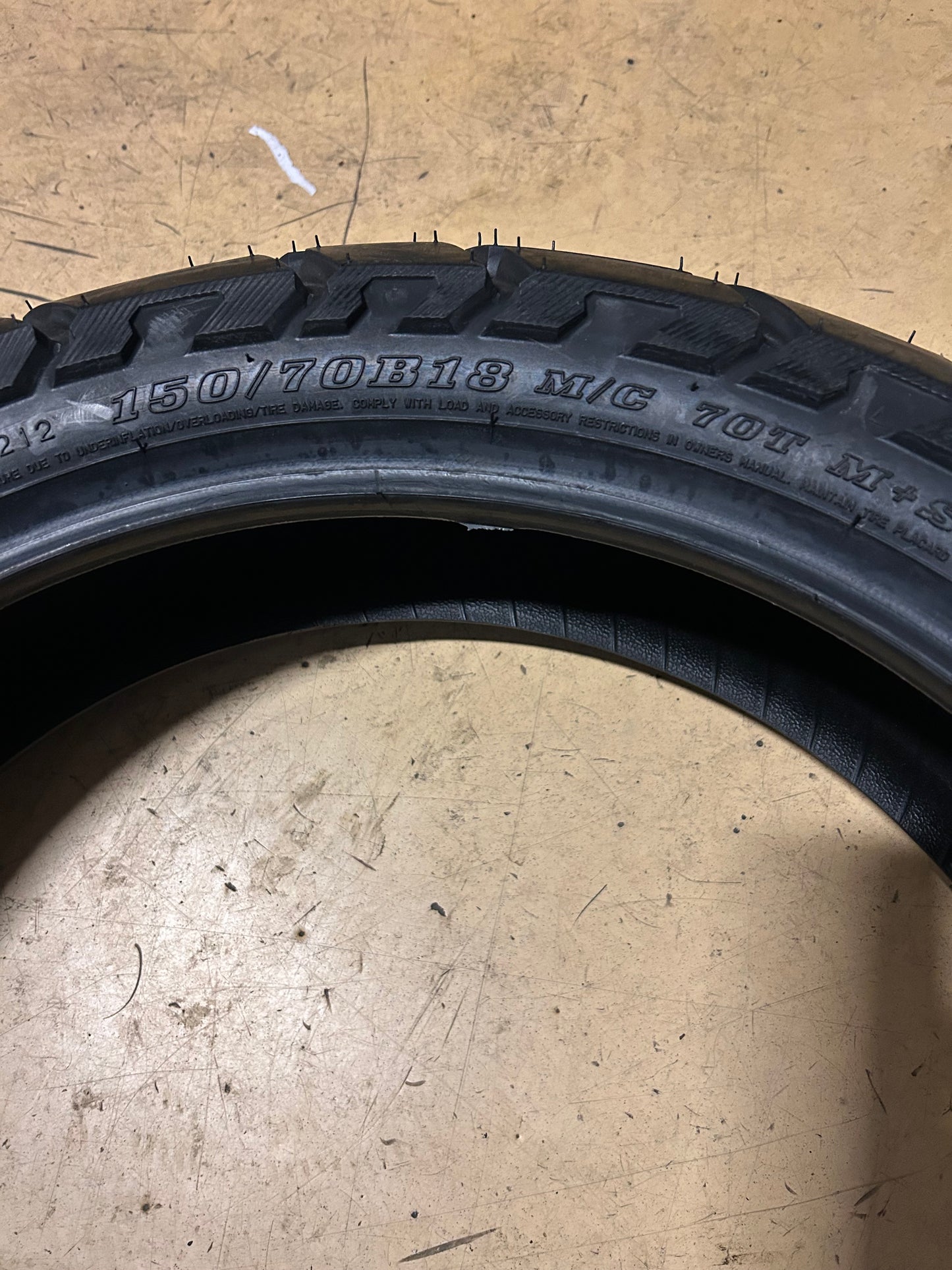 DUNLOP TRAILMAX MISSION BSW 150 70 18 70T REAR MOTORCYCLE TIRE 45235691