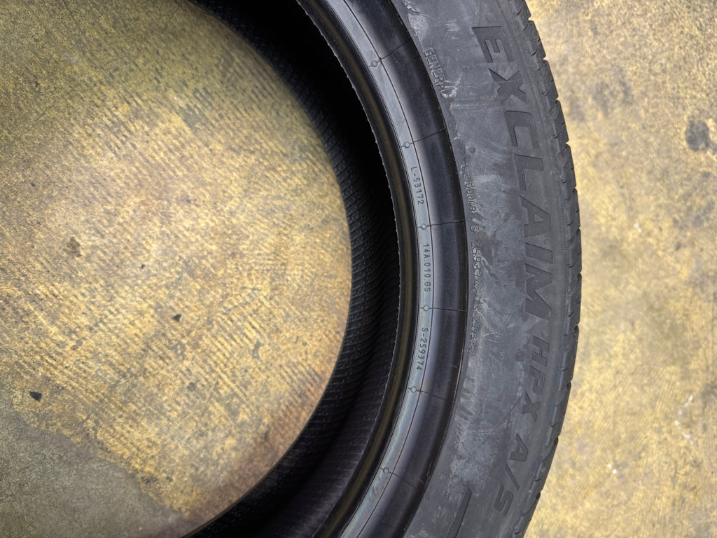 GENERAL EXCLAIM HPX A/S BSW P 205 50 17 93V XL UHP ALL SEASON TIRE 15498520000
