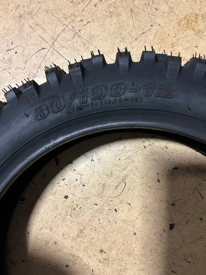 KENDA K-760 TRAK MASTER BSW 80 100 12 50M REAR DIRT BIKE TIRE 047601203C0