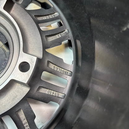 TUSK TETON BEADLOCK ATV/UTV GUN METAL/BLACK WHEELS 14X7 4/156 ET+5