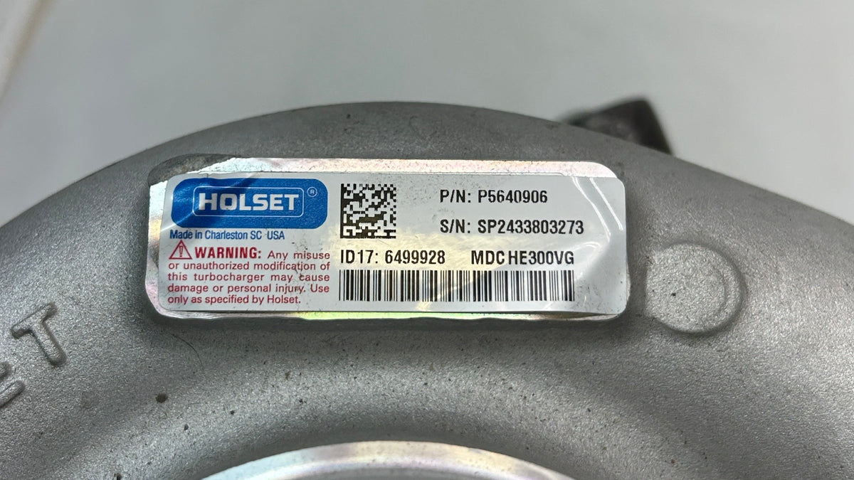 HOLSET CUMMINS HE3000VG TURBOCHARGER 19-22 RAM 2500 6.7L P5640906