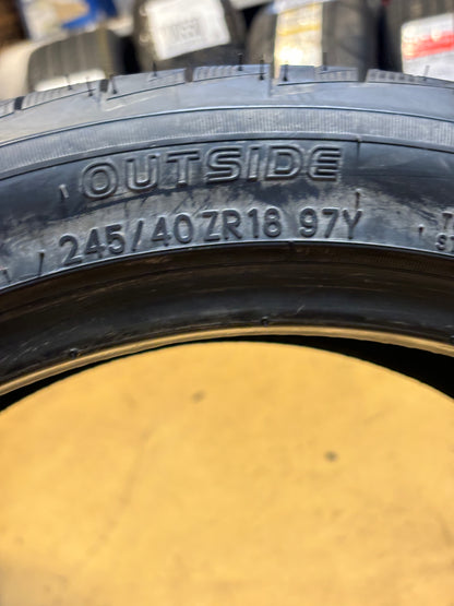 NEW OLD STOCK NITTO MOTIVO P 245 40 18 97Y XL UHP TIRE 210210