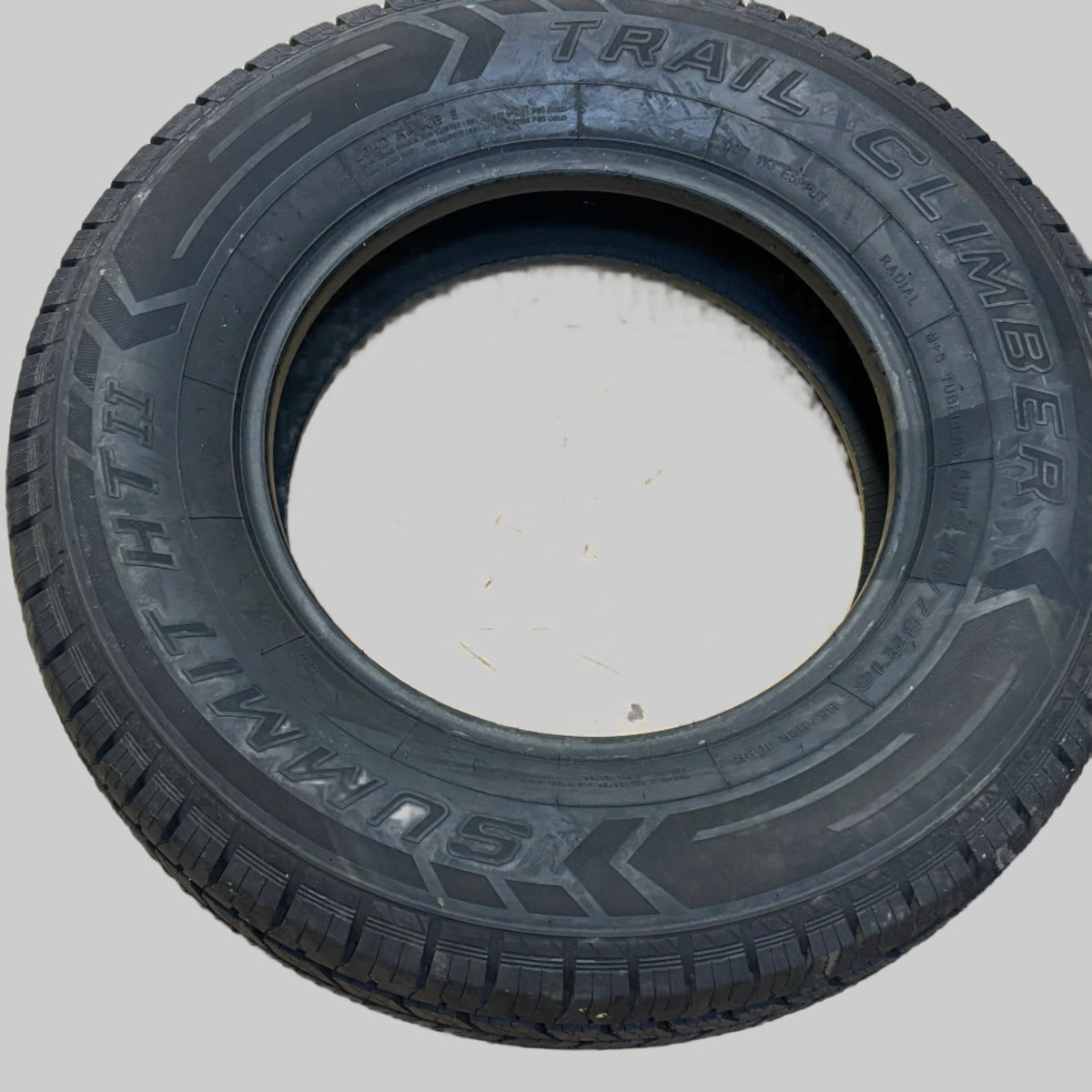 SUMMIT TRAIL CLIMBER HT II BSW LT 225 75 16 115/112R LRE 10PLY TIRE 345517 HIGHWAY TERRAIN